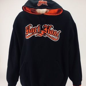 Vintage 90’s KARL KANI hip hop hoodie designer XXL
